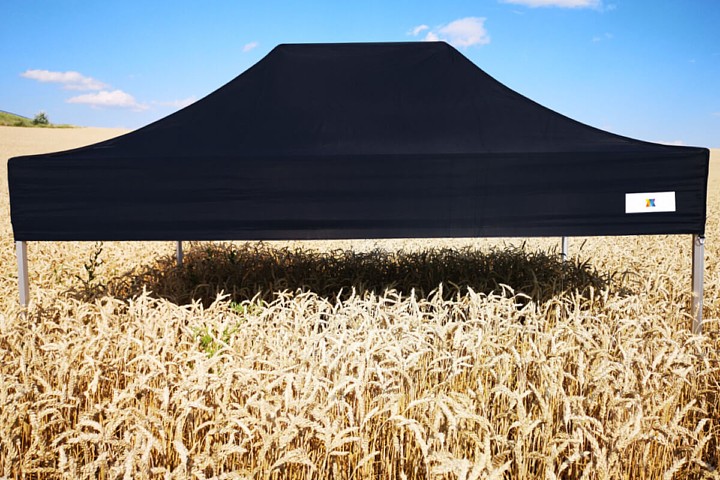 3x6 m hopfällbart lusthus för reklamtryck