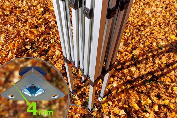 2mx3m Fällbart tält för tryck