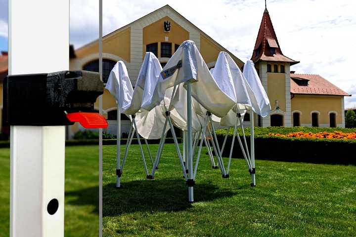 2x2 hopfällbart tält för promo