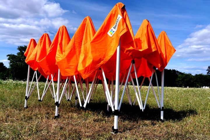 Saxtält för tryck 6x3m